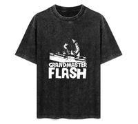 Grandmaster Flash Mens Unisex T-Shirt Graphic Print Top Black tee S