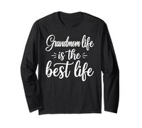 Grandmom Life is The Best Life For Cute Grandma Mothers Day Manga Larga