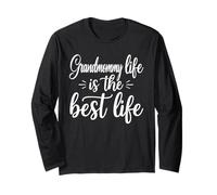 Grandmommy Life is The Best Life Cute Grandma Mothers Day Manga Larga