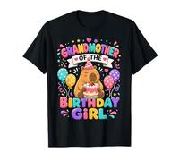 Grandmother of The Birthday Girl Cute Capybara Family Party Camiseta