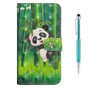 Grandoin Funda para Samsung Galaxy A53 5G, Premium Piel Carcasa Samsung A53 5G, Fundas con Tapa para Samsung A53 5G Funda Libro Suave Case Tapa Cuero Magnetico [Soporte Móvil] (Panda)