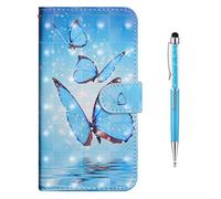 Grandoin Funda para Samsung Galaxy A54 5G/4G, Premium Piel Carcasa Samsung A54 5G/4G, Fundas con Tapa para Samsung A54 5G/4G Funda Libro Suave Case Tapa Cuero Magnetico [Soporte Móvil] (Mariposa #2)