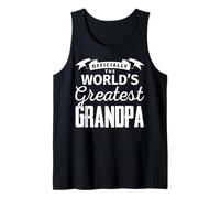 Grandpa Gift Official The World's Greatest Grandpa Camiseta Camiseta sin Mangas