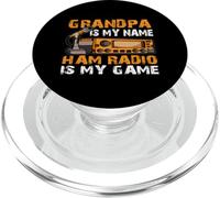 Grandpa Is My Name Ham Radio Is My Game Ham Radioaficionados PopSockets PopGrip para MagSafe