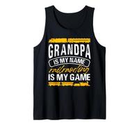 Grandpa is my name railmodelling my game Diseño Camiseta sin Mangas