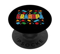 Grandpa - Ladrillo Constructor Bloque Construcción Ladrillos PopSockets PopGrip Adhesivo