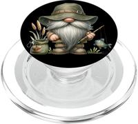 Grandpa Life Is Better At The Lake Funny Fishing Dad GNOME PopSockets PopGrip para MagSafe
