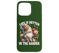 Grandpa Life Is Better In The Garden Gnome For Gardening Mom Carcasa para iPhone 15 Pro Max