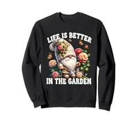 Grandpa Life Is Better In The Garden Gnome For Gardening Mom Sudadera