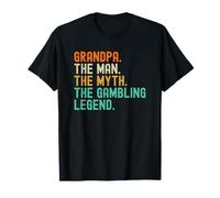 Grandpa Man Myth Gambling Legend Camiseta