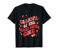 Grandpa of The Berry Sweet One Strawberry Birthday Matching Camiseta
