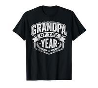 Grandpa of The Year Vintage Grandfather Camiseta