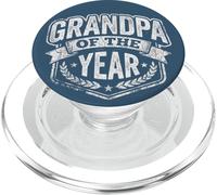 Grandpa of The Year Vintage Grandfather PopSockets PopGrip para MagSafe
