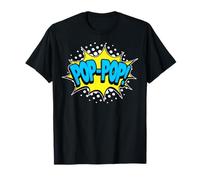 Grandpa Pop-Pop! Verbo Acción Palabra Cómic Estilo Pop Art Camiseta