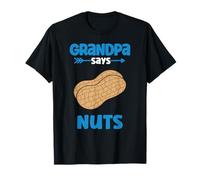 Grandpa Says Nuts - Boy Gender Reveal Grandpa - Team Boy Camiseta