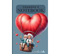 Grandparents Love Notebooks for Grandpas and Grandmas: Cute 6x9 Journal with 120 Ruled Pages | Sweet Gift Idea, Date Space, Red, Pink & Blue Covers