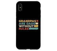 Grandpas are Dad Without Rules, divertido regalo para abuelo Carcasa para iPhone XS Max
