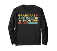 Grandpas are Dad Without Rules, divertido regalo para abuelo Manga Larga