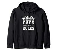 Grandpas Are Dads Without Rules Abuelo Orgulloso - Sudadera con Capucha