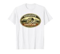 Grandpas Favorite Sport de papá lanzando Hacha de leñador Camiseta