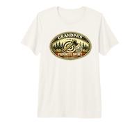 Grandpas Favorite Sport de papá lanzando Hacha de leñador Camiseta Premium
