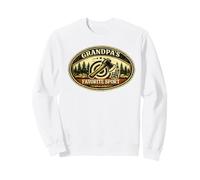 Grandpas Favorite Sport de papá lanzando Hacha de leñador Sudadera