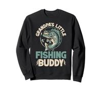 Grandpa'S Little Fishing Buddy Fishing Grandpa Sudadera