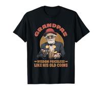 Grandpas Wisdom Priceless Like His Old Coins Camiseta
