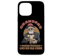 Grandpas Wisdom Priceless Like His Old Coins Carcasa para iPhone 13 Pro MAX