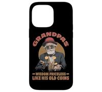 Grandpas Wisdom Priceless Like His Old Coins Carcasa para iPhone 14 Pro MAX