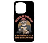 Grandpas Wisdom Priceless Like His Old Coins Carcasa para iPhone 15 Pro