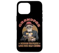 Grandpas Wisdom Priceless Like His Old Coins Carcasa para iPhone 16 Pro MAX