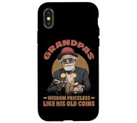 Grandpas Wisdom Priceless Like His Old Coins Carcasa para iPhone X/XS