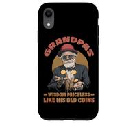 Grandpas Wisdom Priceless Like His Old Coins Carcasa para iPhone XR