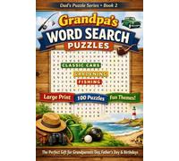 Grandpa's Word Search Puzzles: 100 Large Print Word Search Puzzles for Grandpas - Perfect Gift for Grandparents Day, Father's Day and Birthdays (Dad's Puzzle Series)