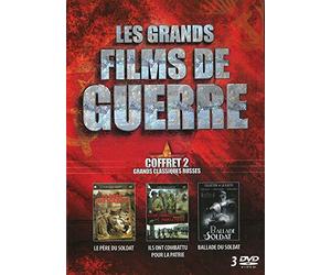 Grands films de guerre - Grands classiques russes - Coffret 2 : Le père du soldat + Ils ont combattu pour la patrie + Ballade du soldat [Francia] [DVD]