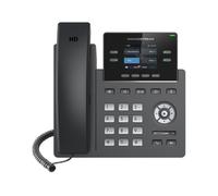 Grandstream GRP2612W Teléfono IP Wi-Fi PoE Negro