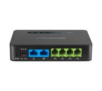 Grandstream HT814 4 FXS Router NAT Seguridad VoIP Gateway TLS/SRTP Fax T.38