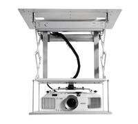 Grandview Serie GPCK-ME Elevador de Proyector de Techo con interruptor en línea y cable de alimentación, 15 kg Carga Máx., 4000 mm Altura