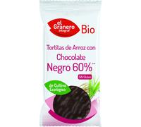 El Granero Tortitas de arroz con chocolate negro Bio 100 g