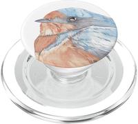 Granero Golondrina Acuarela pájaro Retrato PopSockets PopGrip para MagSafe