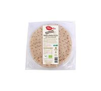 El Granero Integral - Bases de Pizza con Trigo Sarraceno Sin Gluten BIO - 2 Und. 250 g - Alto Contenido en Fibra y Minerales - Aptas para Veganos y Celíacos
