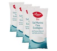 Granero Integral Sal Marina Fina Bio - 1 kg, 1000 gramo, 1 (Paquete de 4)
