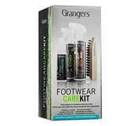 Granger's All-in-One Kit de Cuidado del Calzado, Unisex Adulto, Negro, 10.01 x 10.59 x 22 cm