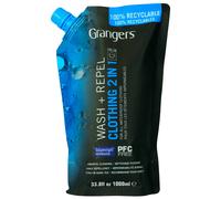 Grangers - Mantenimiento de ropa - 2In1 Wash & Repel (1L Pouch) - Negro Negro one size