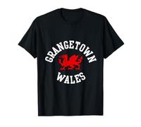 Grangetown Gales Dragón Galés Adecuado para Niños, Hombres Mujeres Camiseta