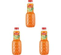 Granini - Bebida de frutas Naranja, Zanahoria y Uva a partir de Zumo de frutas Sin azúcares añadidos 1L Clásicos Mix (Paquete de 3)