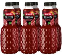 Granini Selección - Bebida Refrescante de Granada y Manzana con vitamina E - Pack 6 x 1L