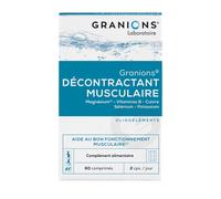 Granions, chrome, reduce muscle tension & prevents involuntary cramps,