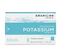 Granions de potasio relajantes musculares 30 ampollas